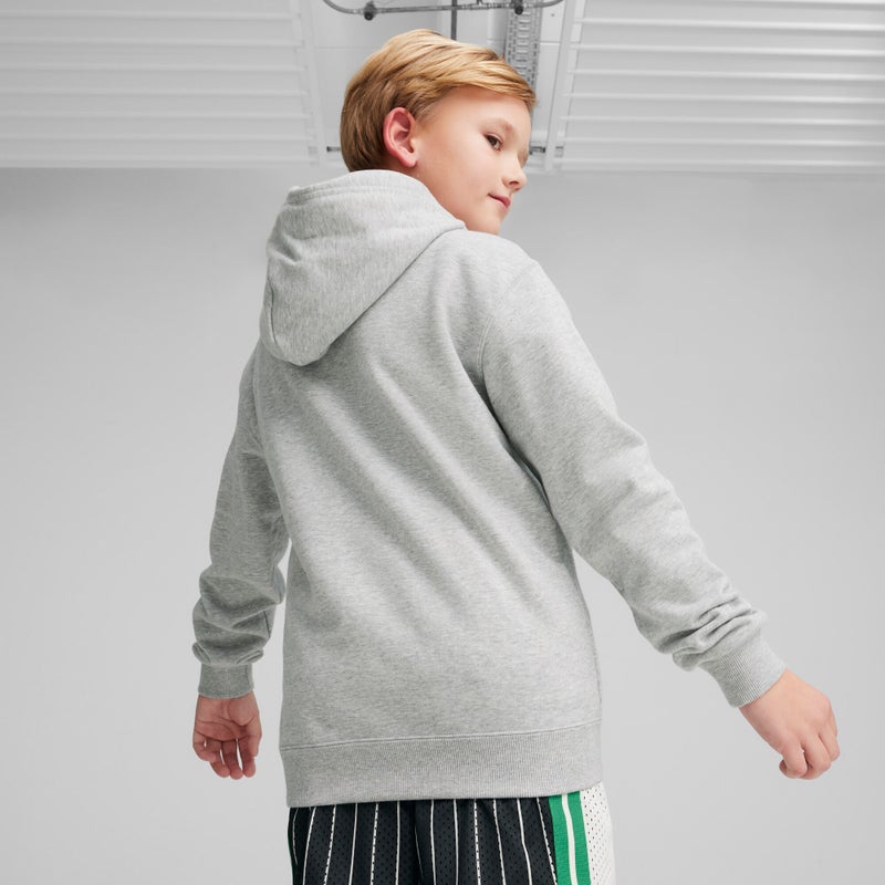 PUMA FOR THE FANBASE Boys Grey Hoodie - Image 2