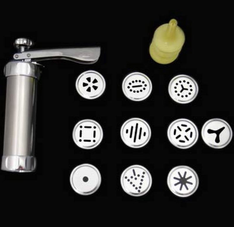 20 flower cookies machine DIY household type stainless steel tube extrusion decorating machine CF005 (Assorted Colors) - Image 2