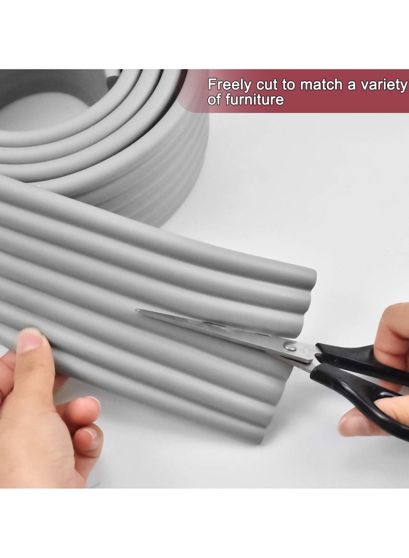 XiuWoo Baby Safety Corner Protector,Foam Safety Strips Edge Protectors Foam Strips, Soft Silicone Bumper Strip,For Sharp Corners Of Cabinets、Tables And Drawers Silicone Soft Corner Protectors - Image 2