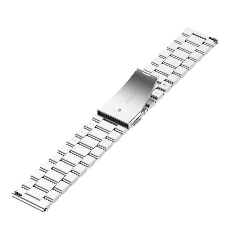 إيروريكس سوار معصم فولاذي مقاس 22 مم لساعات Fossil Gen 5 Carlyle وGen 5 Julianna وGen 5 Garrett وGen 5 Carlyle Hr (فضي) - Image 2