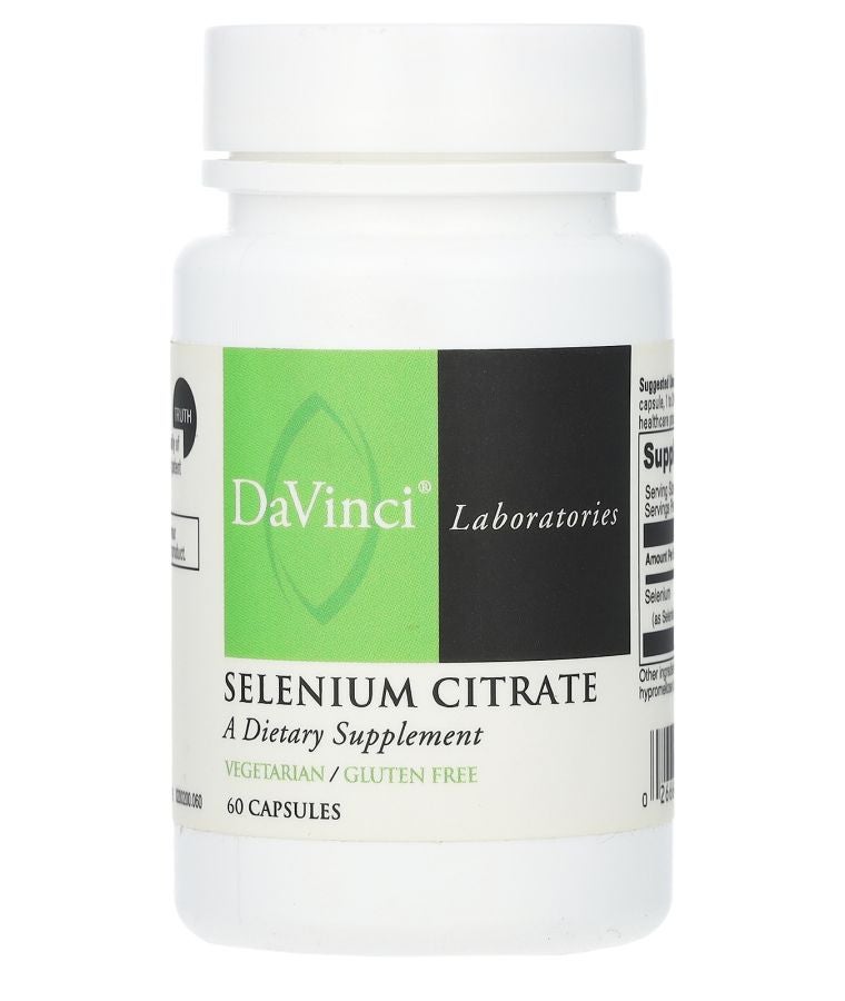 DaVinci Laboratories Selenium Citrate 200 mcg  60 Capsules