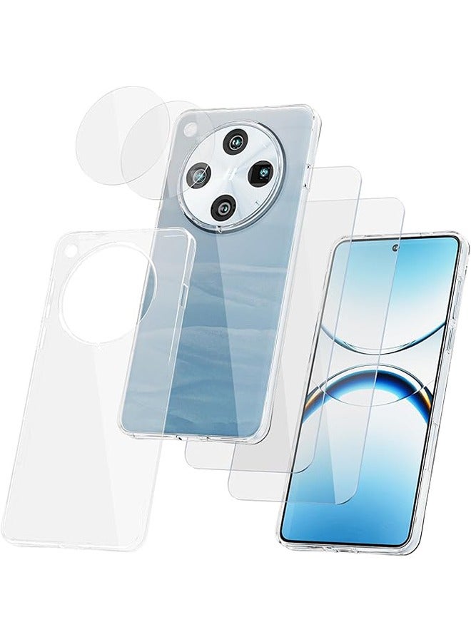 for OPPO FindX8Ultra transparent phone case, with TPU soft silicone protection for the body - Image 1