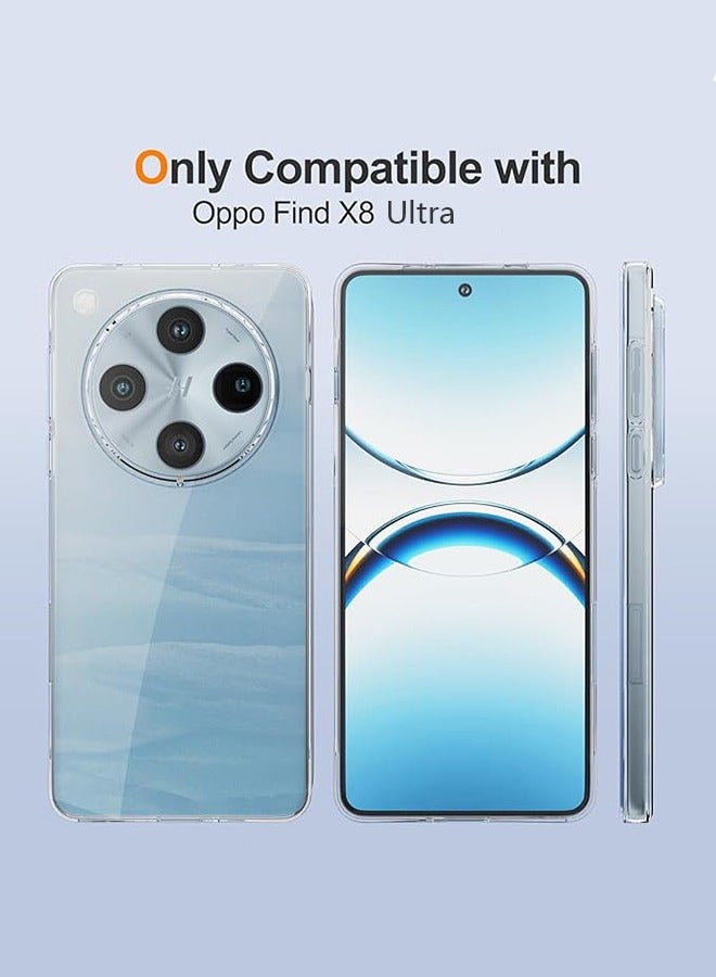 for OPPO FindX8Ultra transparent phone case, with TPU soft silicone protection for the body - Image 2