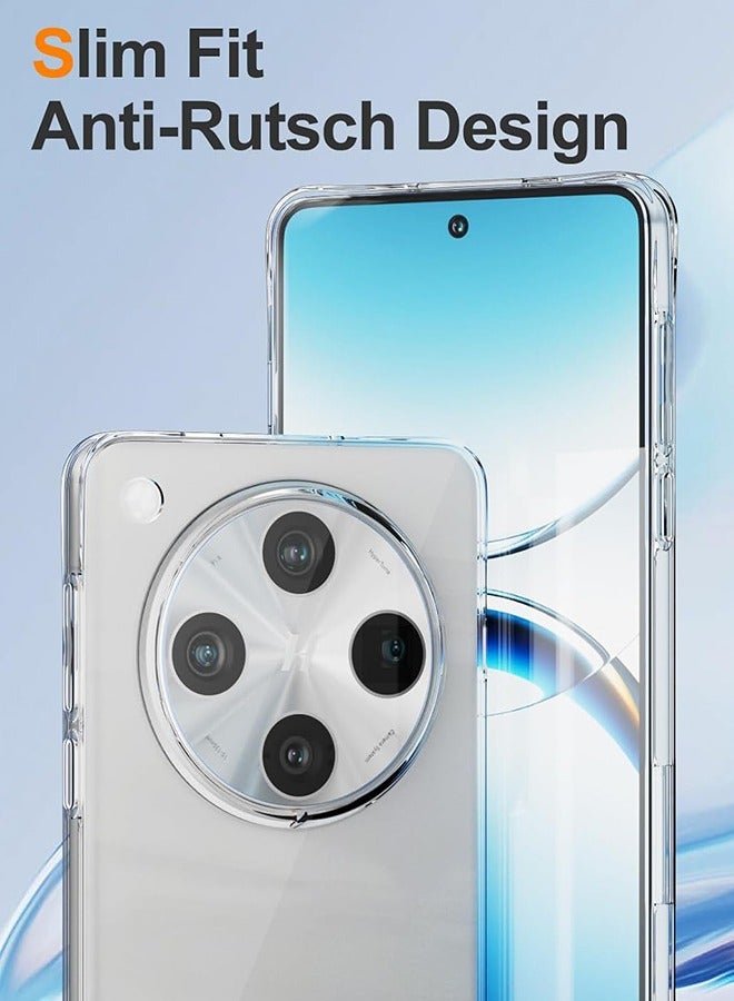 for OPPO FindX8Ultra transparent phone case, with TPU soft silicone protection for the body - Image 3