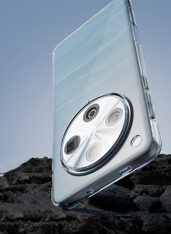 for OPPO FindX8Ultra transparent phone case, with TPU soft silicone protection for the body - Image 4
