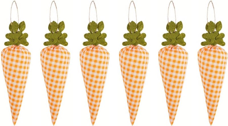Easter Carrot Ornament Non Woven Fabric Pendant Decoration Color B - Image 1