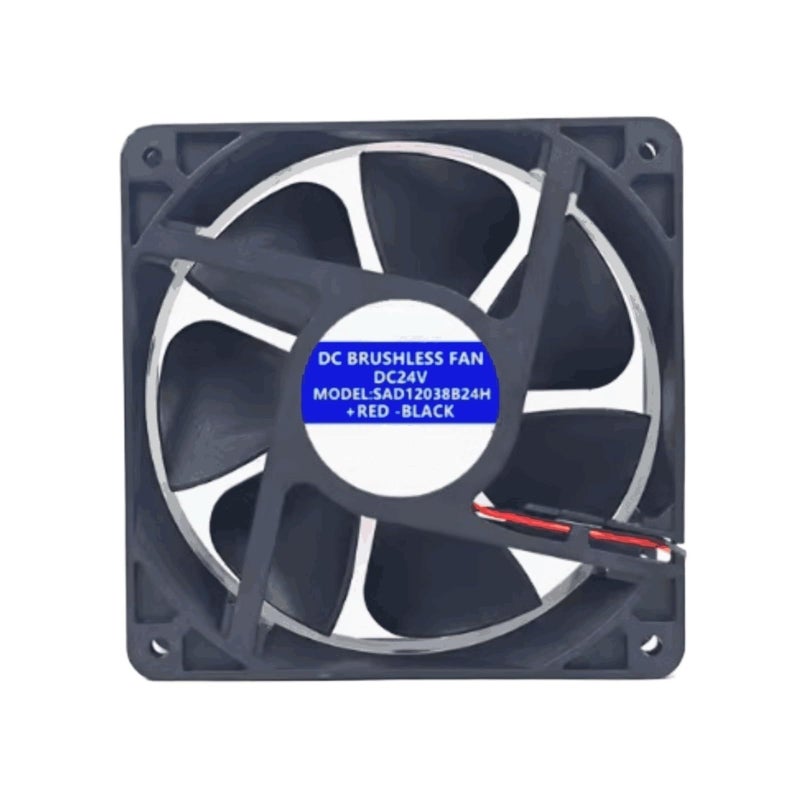 120x120x38mm 12cm DC 24V 1.5A 3 Wire Cooling Fan Heat Dissipation - Image 2