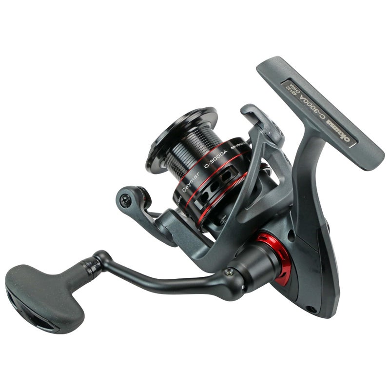 Okuma Ceymar A Series Flite Drive Lightweight 8BB Spinning Reel, C-3000A, Gun Metal - Image 3