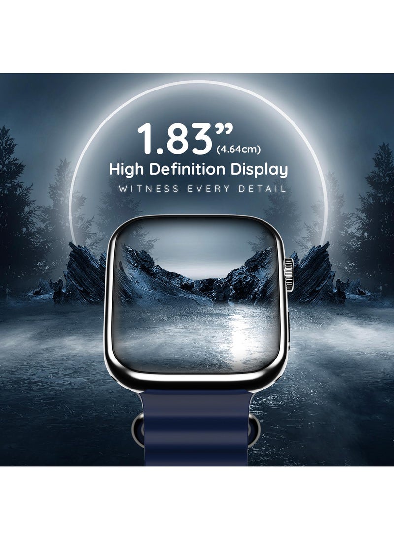 Pebble - Pebble Zest 1.83" ( 4.64 cm) HD Display, BT Calling, Health Suite, SPO2, Zen Mode, Sleep Monitoring, Multiple Watch Faces, Step Pedometer, Multiple Sports Modes, Alarm & Notification, Sedentary Alert, Smart Calculator - Image 1