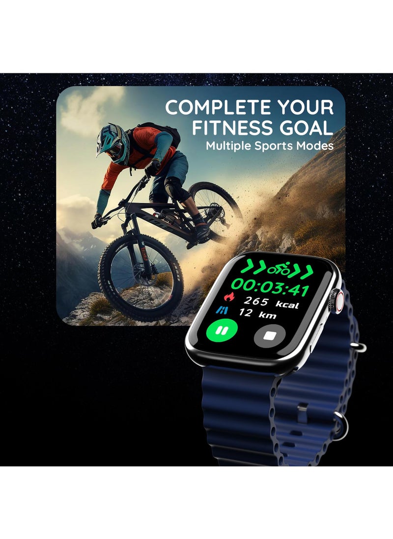 Pebble - Pebble Zest 1.83" ( 4.64 cm) HD Display, BT Calling, Health Suite, SPO2, Zen Mode, Sleep Monitoring, Multiple Watch Faces, Step Pedometer, Multiple Sports Modes, Alarm & Notification, Sedentary Alert, Smart Calculator - Image 1