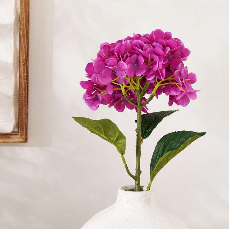 Pan Home ساق هيدرانجيا صناعية - أرجواني