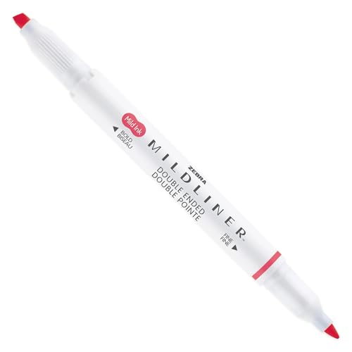 Zebra Pen Mildliner Dual Tip Highlighter Pens Broad Fine Tip Double Ended Markers Pack of Colours in Envelope Gift Packaging AcidFree Non Toxic Ink Deep Warm 20 Pack - Image 3