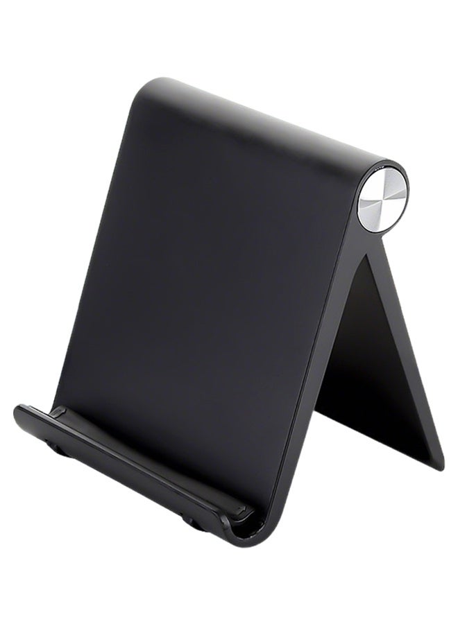 Portable Phone Stand Desk Phone Holder Stable Mobile Phone Stand Holder Compatible For Most Phones, iPhone 16/15 Series, Samsung Galaxy S24/S23, Xiaomi, HONOR, Tablet/iPad Black - Image 1