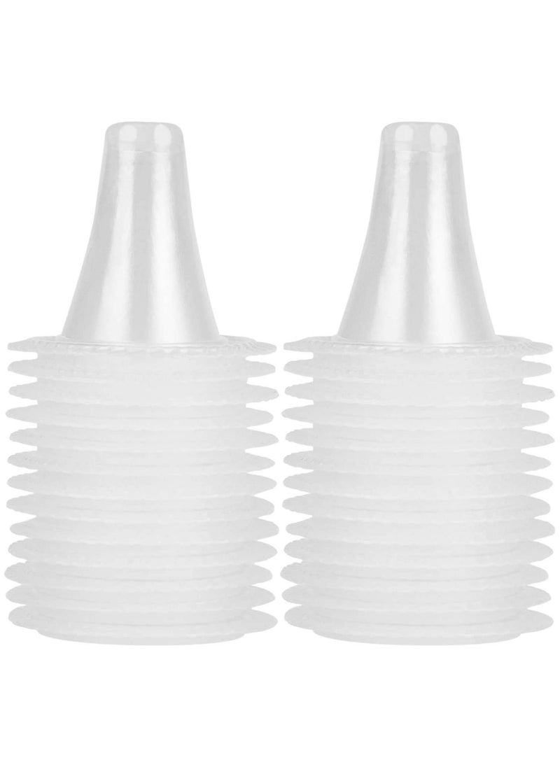 Generic 100-Pack Ear Thermometer Probe Covers, Lens Filters, Refill Caps for All Braun ThermoScan Models, BPA/Latex-Free Clear  - Image 1