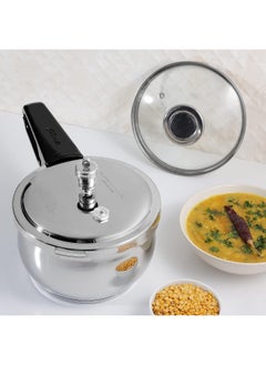 VINOD Splendid Plus 18/8 Stainless Steel Pressure Cooker Outer Lid 1.5 Litre  - Image 4