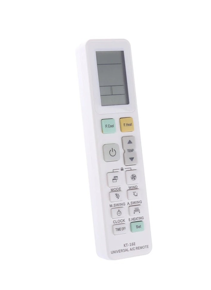 Generic Universal AC Remote KT-16E with Digital LCD | Works with All Major Air Conditioner Brands | Easy Temperature Control, Wind Speed Adjustment & Timer Function  - Image 5