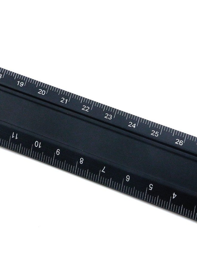 Pastlla 12" Folding Ruler, Aluminum Alloy Foldable Ruler 90°Folding Metal Stationery Ruler Angle Ruler Measuring Instrument Adjustable Geometry Measuring Ruler Multifunctional Inclinometer Measurement - Image 4