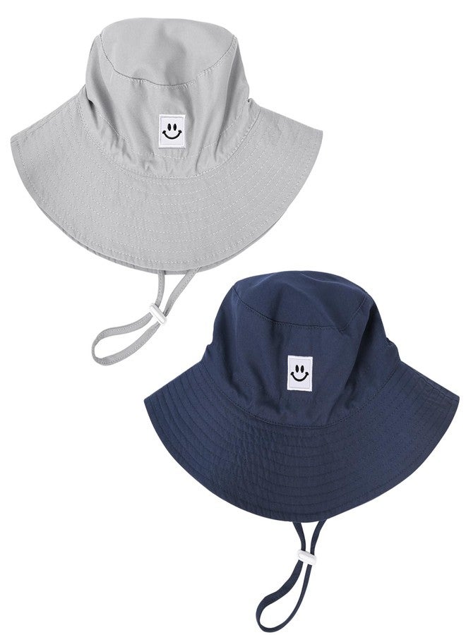 Bucaum Baby Toddler Sun Hat,Kids Summer UPF 50+ Foldable Beach Bucket Hat for Boys Girls Children 6-24 Months - Image 1