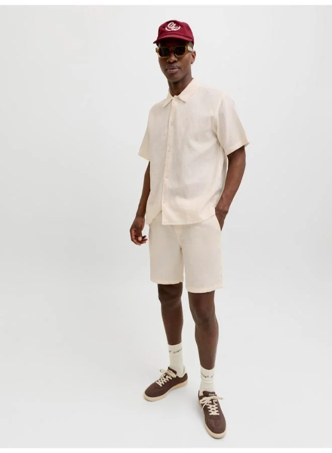 JACK & JONES Cloud Dancer Casual Drawstring Shorts for Men | Best Price UAE