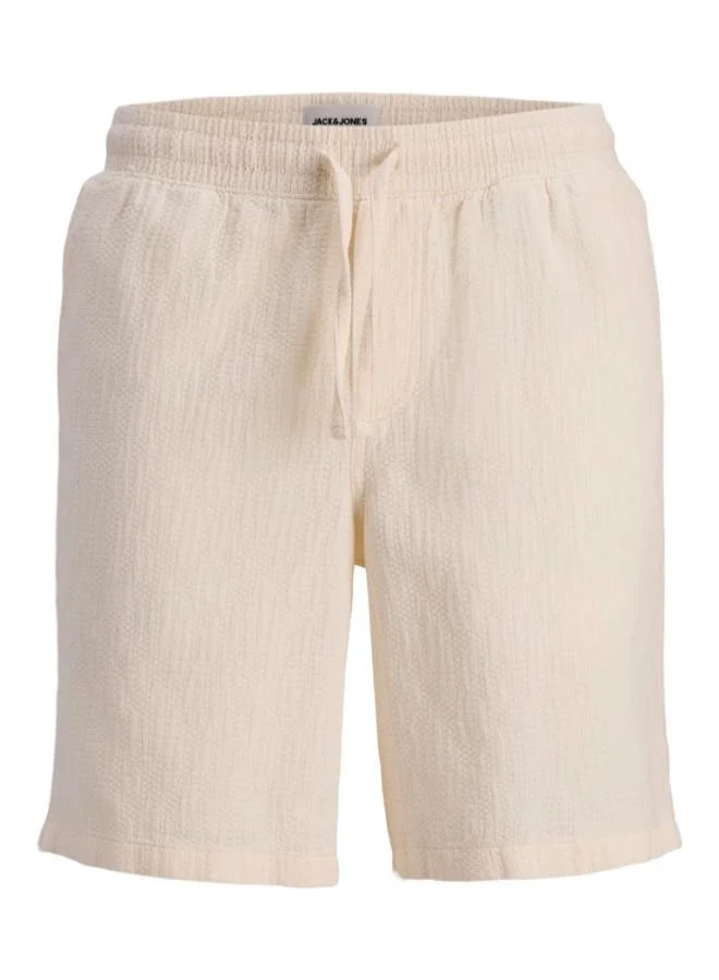 JACK & JONES Cloud Dancer Casual Drawstring Shorts for Men | Best Price UAE
