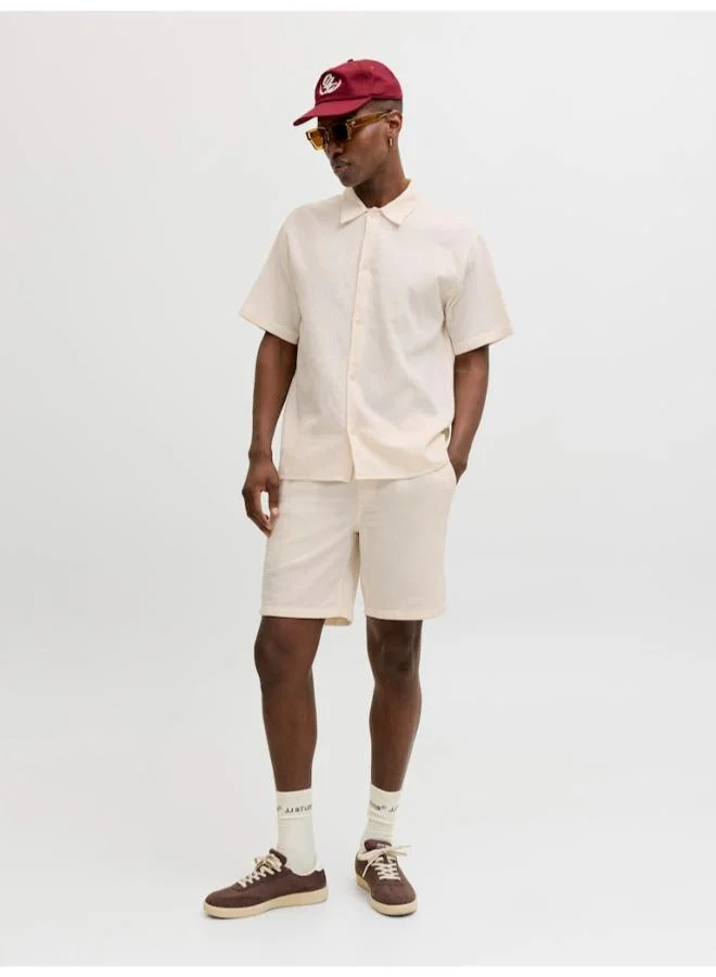 JACK & JONES Cloud Dancer Casual Drawstring Shorts for Men | Best Price UAE