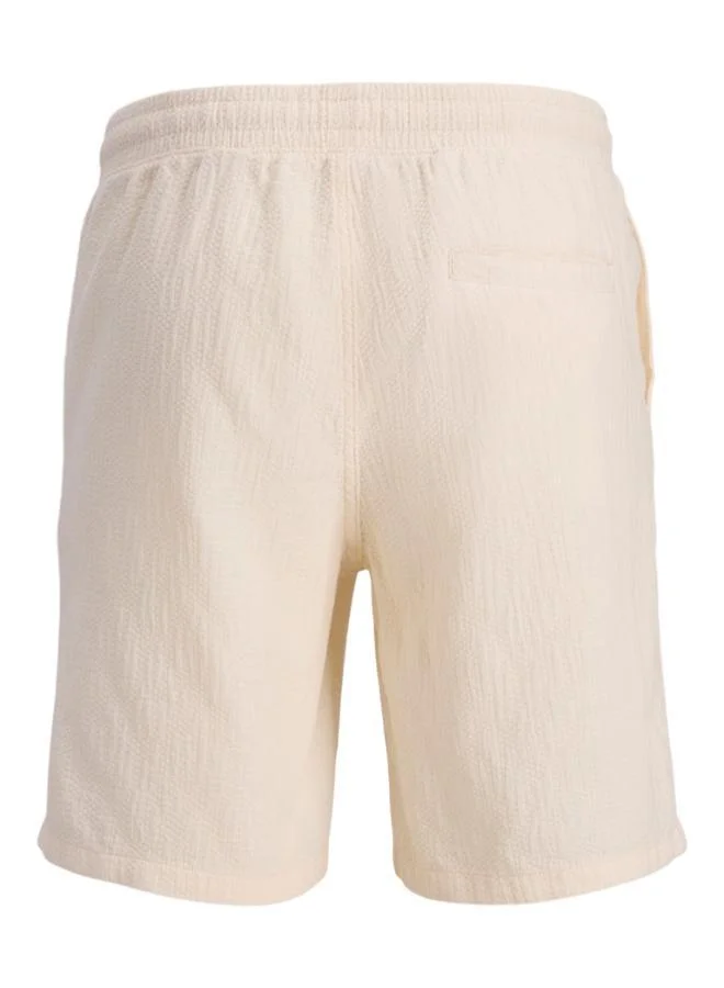 JACK & JONES Cloud Dancer Casual Drawstring Shorts for Men | Best Price UAE