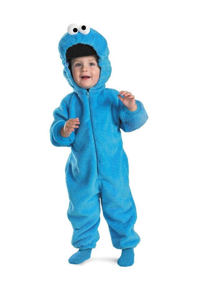 Disguise Disguise Cookie Monster Deluxe Two-Sided Plush Jumpsuit Costume - Small (2T)