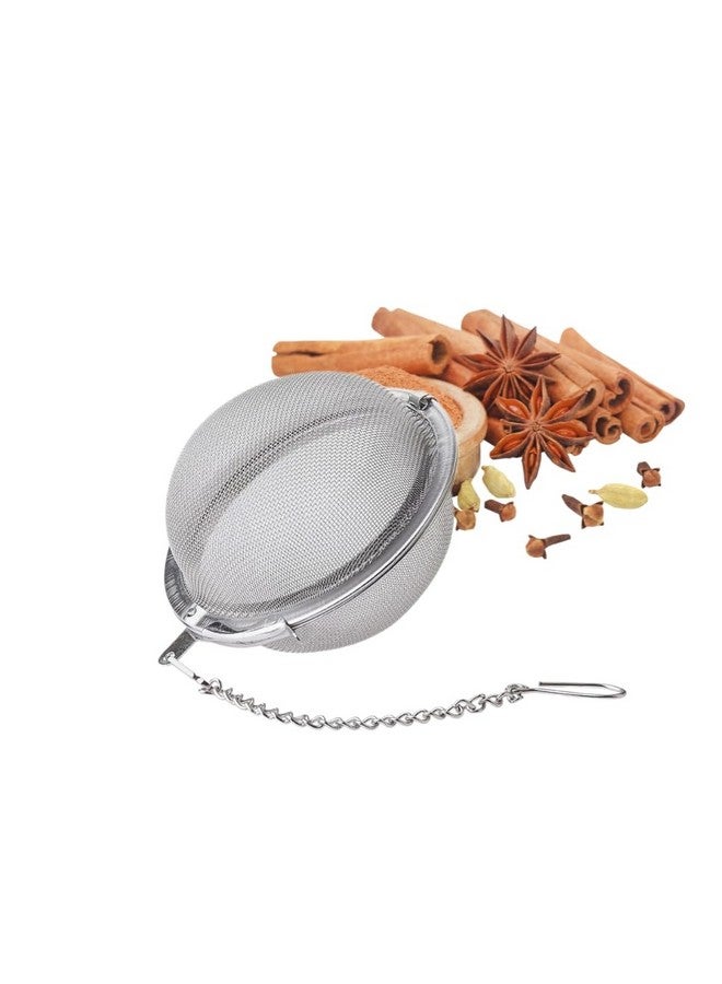KOOSHLO KOOSHLO Different Sizes Stainless Steel Tea Strainer Mesh Tea Ball,Loose Leaf Strainers Interval Diffuser for Flower Loose Leaf Tea & Seasoning Spices -Teapot, Cup, Mug, Pot (Big) - Image 1