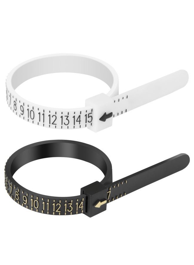 Euro Hong Kong Ring Measurement Ring American Code Finger Size Adjuster Standard Soft Size Ring Measurement Tool-Model:Hong Kong-pink