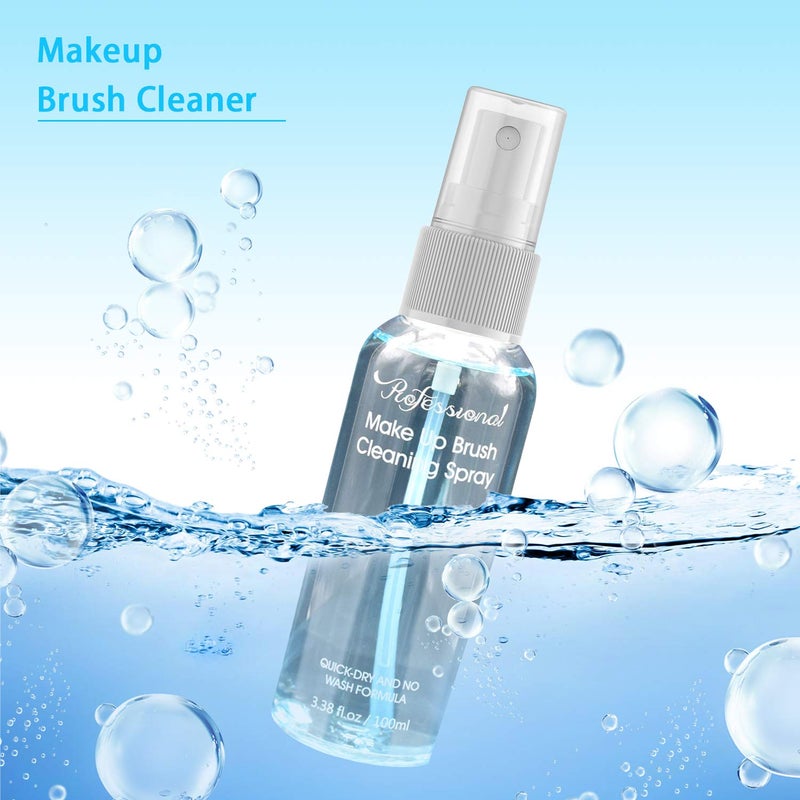 Felico Makeup Brush Cleaner for Cosmetic Brushes, No-washing Quick Drying Deep Cleaning Spray Ideal for Makeup Brushes Sponges for Women Girls 3.38 oz - Image 3