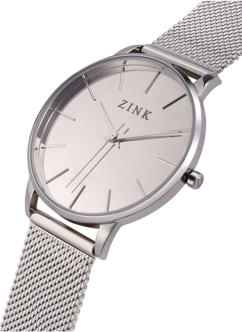 Zink ZINK Women's Watch with Silver Stainless Steel Case and Silver Stainless Steel Band  - Image 3