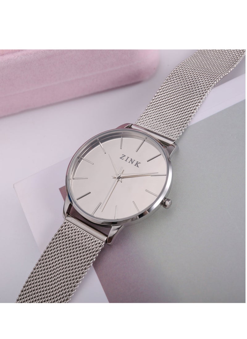 Zink ZINK Women's Watch with Silver Stainless Steel Case and Silver Stainless Steel Band  - Image 4