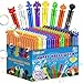 Letapapa 120 PCS Halloween Mini Bubble Wands Halloween Party Favors for Kids Bubble Wand Bulk for Goodie Bag Stuffers Trick or Treat Halloween School Classroom Prizes Gifts for Boys Girls8 Designs - Image 3