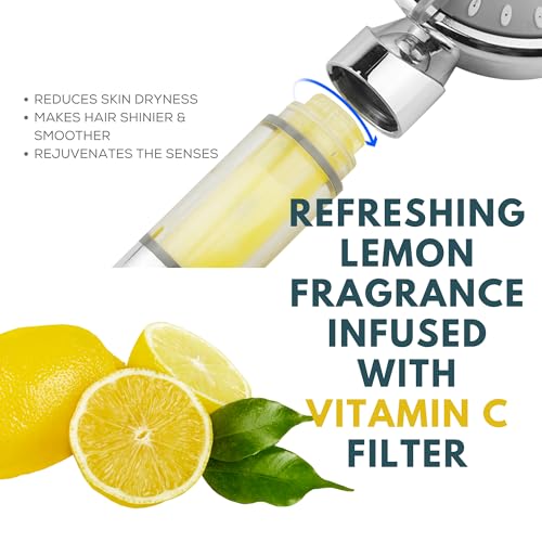 Lifeharbor Life Harbor 15-stage Hand Shower Filter & Softener For Bathroom | Filter For Hard Water And Chlorine | Hand Shower With Lemon Fragrance Filter | Gives Healthy Skin, Hair & Nails - Image 4