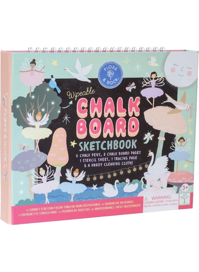 Floss & Rock Enchanted Chalk Board Sketchbook (Hardcover) - Image 1