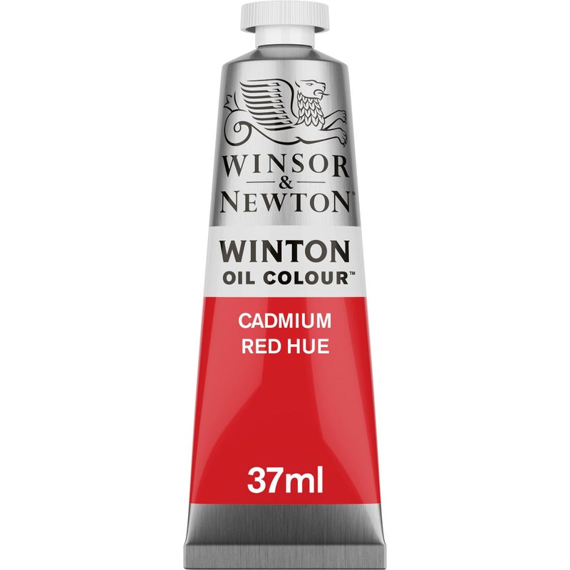 Winsor Newton Winsor & Newton Winton Oil Color, 37ml (1.25-oz) Tube, Cadmium Red Hue - Image 1
