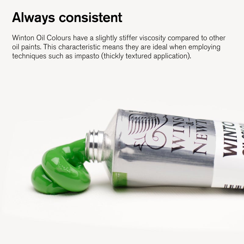 Winsor Newton Winsor & Newton Winton Oil Color, 37ml (1.25-oz) Tube, Cadmium Red Hue - Image 5