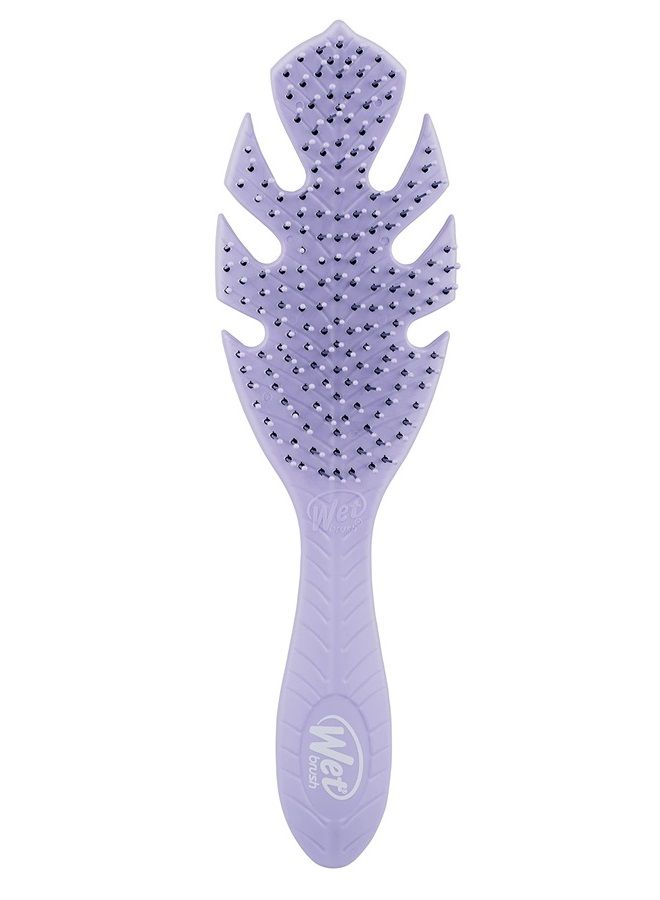 Wet Brush Go Green Hair Detangler Brush, Lavender - Detangling Hair Brush - Ultra-Soft IntelliFlex Bristles Glide Through Tangles & Gently Loosens Knots While Minimizing Pain, Split Ends & Breakage - Image 1