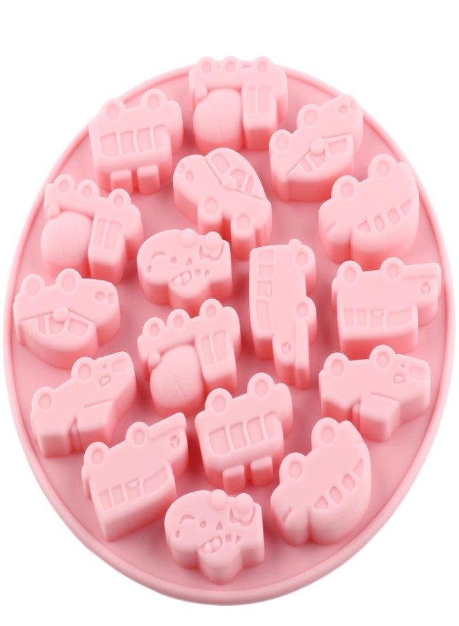 YIMINGMOLD قوالب سيليكون على شكل سيارة من YIMINGMOLD لصنع الحلوى، سيارة أجرة، شاحنة، سيارة سباق، حافلة، قالب للحلوى المطاطية - Image 5