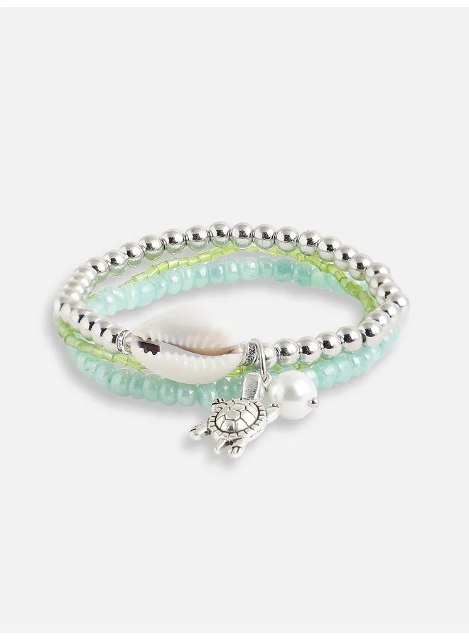SOHI Trendy Beaded Artificial Bracelet Jewellery