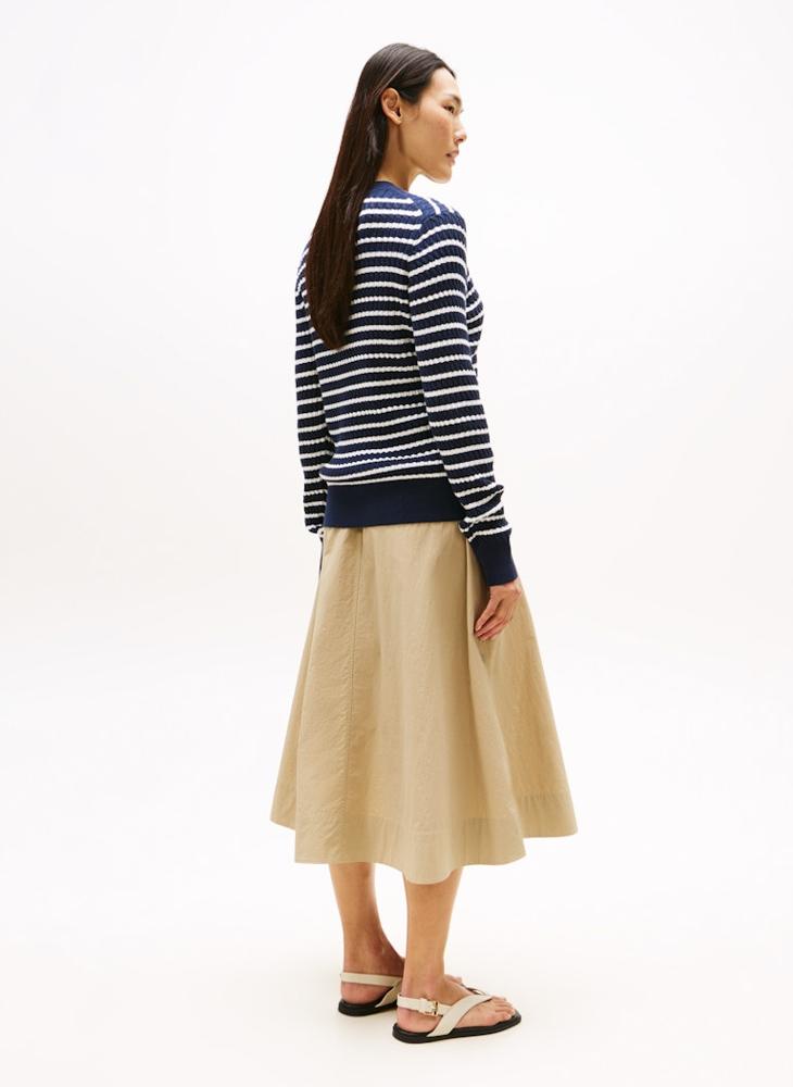 TOMMY HILFIGER CO CABLE FINE GG C-NK LS SWT - Image 2