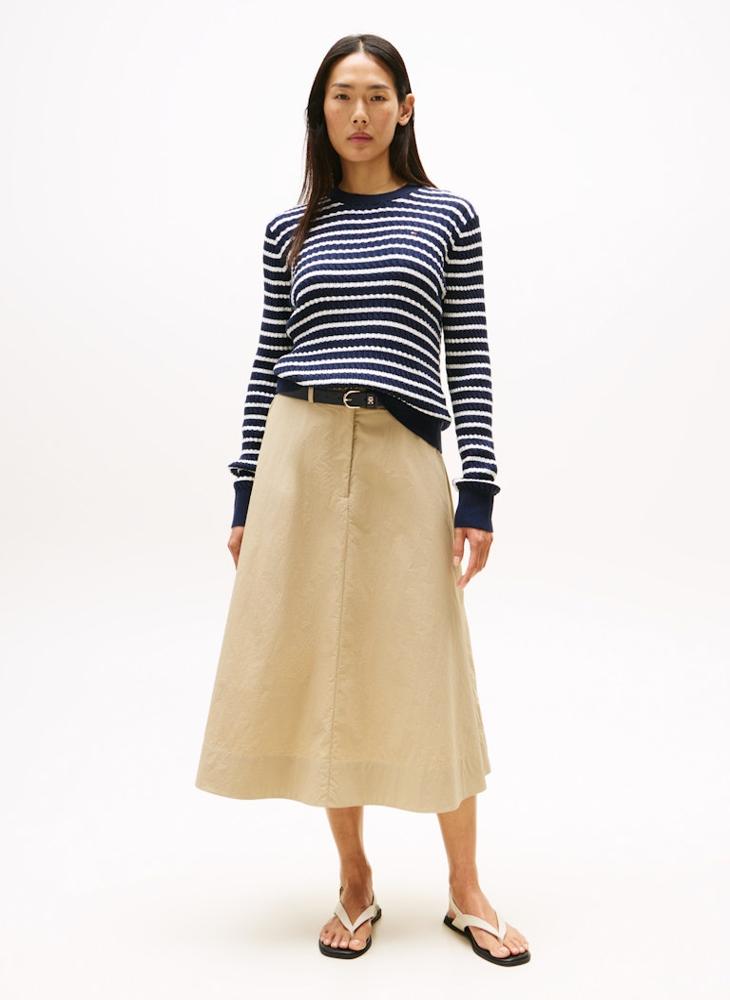 TOMMY HILFIGER CO CABLE FINE GG C-NK LS SWT - Image 3