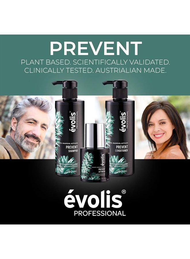 evolis شامبو إيفوليس PREVENT - شامبو مضاد لتساقط الشعر - شامبو تساقط الشعر للرجال والنساء - شامبو طبيعي لتساقط الشعر - علاج وقائي لتساقط الشعر (8.5 أونصة سائلة) - Image 4