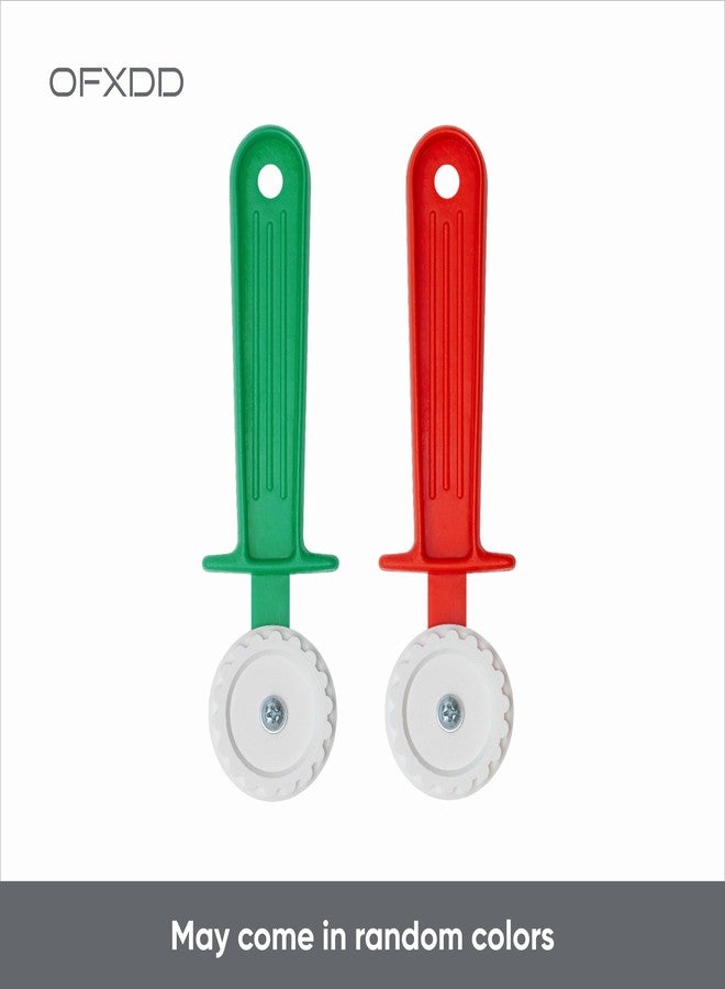 أوف إكس دي دي عجلة تقطيع المعكرونة - قطاعة رافيولي يدوية - أداة ضغط العجين للخبز - عجلة تقطيع معجنات مضلعة بمقبض بلاستيكي - Image 2