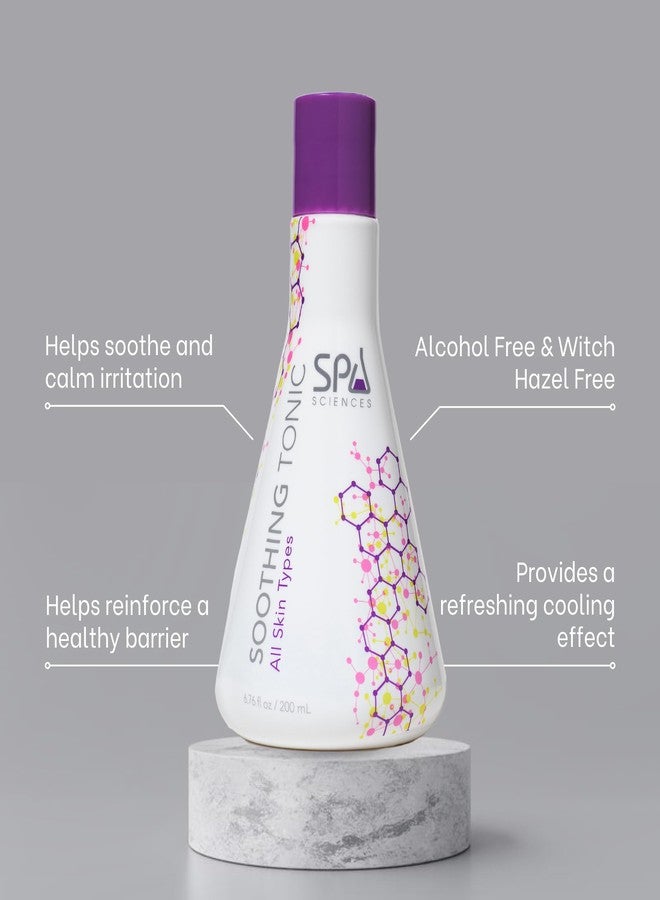 SPA SCIENCES - Soothing Tonic - Made in the USA - With Aloe Juice, Cucumber Extract, Hyaluronic Acid - Hydrate, Rebalance, Condition - Vegan - For All Skin Types - 6.67oz - Image 5