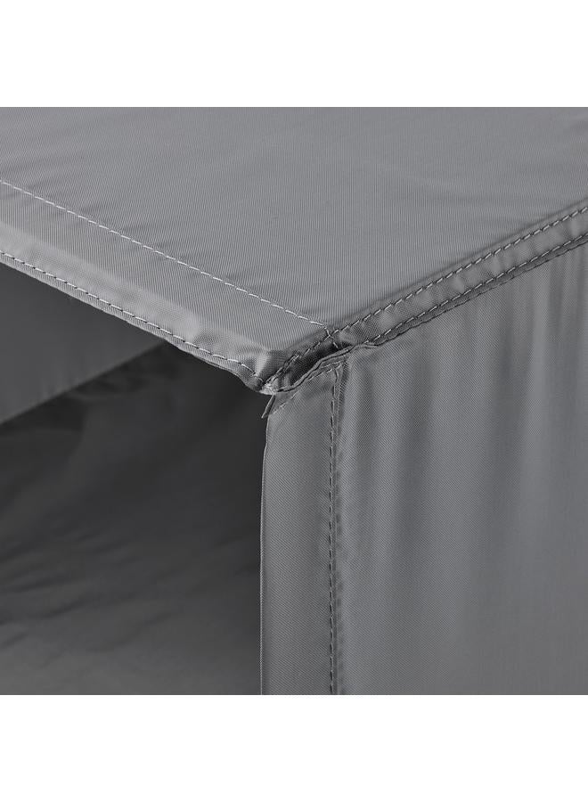Zaboon Storage With 6 Compartments, Dark Grey, 35X45X125 Cm - Image 5