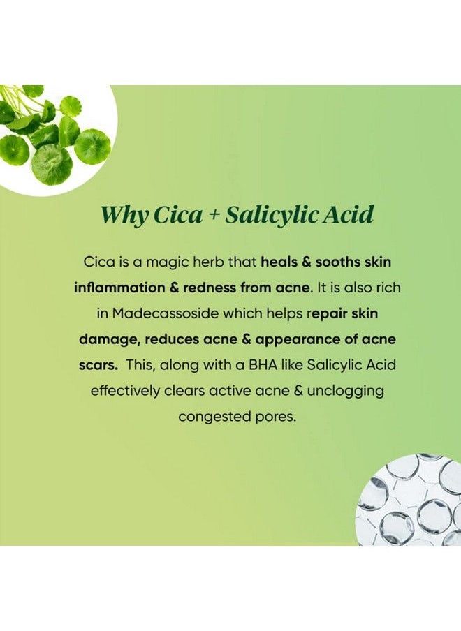 Dot & Key Cica Face Wash For Acne Prone Skin 2% Salicylic Acid Face Wash With Green Tea; For Oily & Sensitive Skin; Sulphate Free Face Wash For Men & Women; Blemish Clearing Face Wash; 100Ml  - Image 5