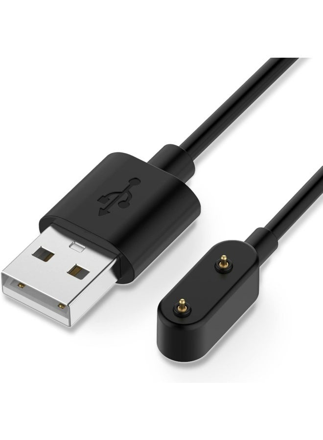 أبلينم شاحن متوافق مع ساعة هواوي فيت 3، كابل شحن USB، قاعدة شحن، محول شاحن، حامل لساعة هواوي باند 10/9/8/7/6 الذكية (أسود) - Image 1