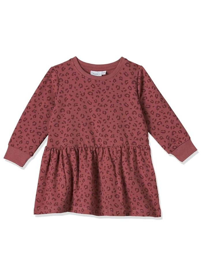 نيم ات فستان تيكو قصير متوسط الطول باكمام طويلة للبنات من نايم ات - Image 1