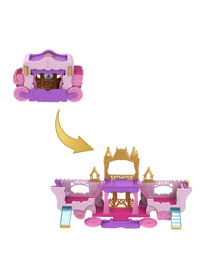 Disney Princess Princess Small Doll - Carriage to Castle 2-in-1 Playset (Aurora)
